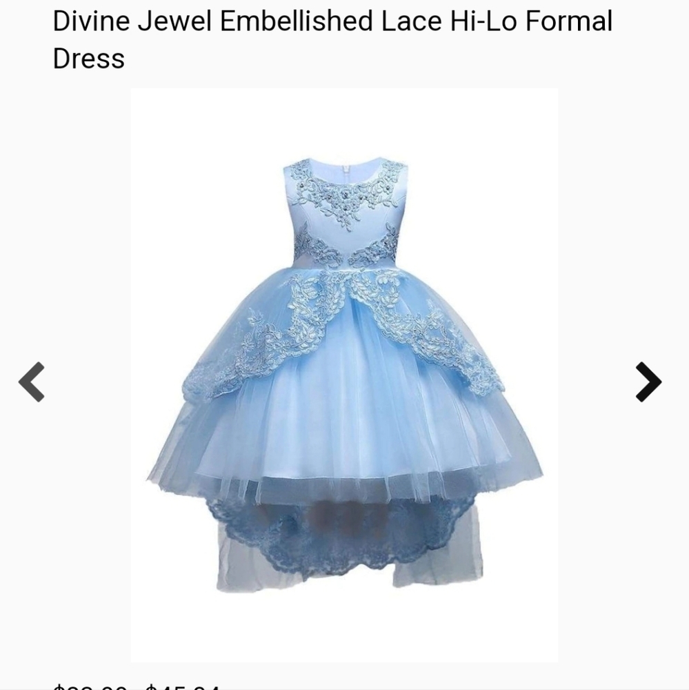 Miabelle toddler formal dress. Size 5.